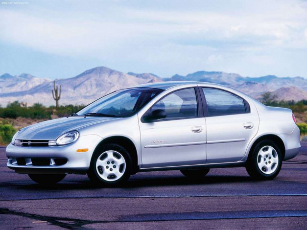 Обои картинки фото dodge, neon, 1999, автомобили