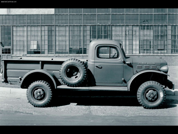 Обои картинки фото dodge, ram, power, wagon, 1951, автомобили, классика