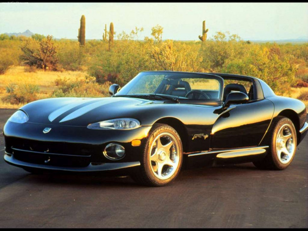 Обои картинки фото dodge, viper, rt10, 1996, автомобили