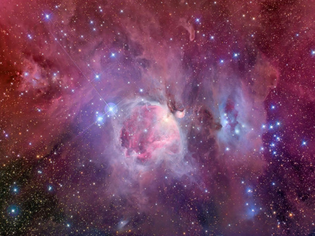 Обои картинки фото вновь, m42, туманность, ориона, космос, галактики, туманности