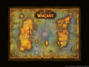Картинка world map видео игры of warcraft