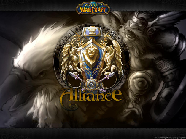 Обои картинки фото alliance, видео, игры, world, of, warcraft