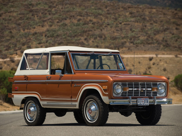 Обои картинки фото ford, bronco, 1966, 77, автомобили