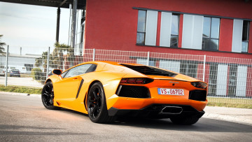 обоя lamborghini, aventador, автомобили, автомобиль, стиль, изящество, мощь, скорость