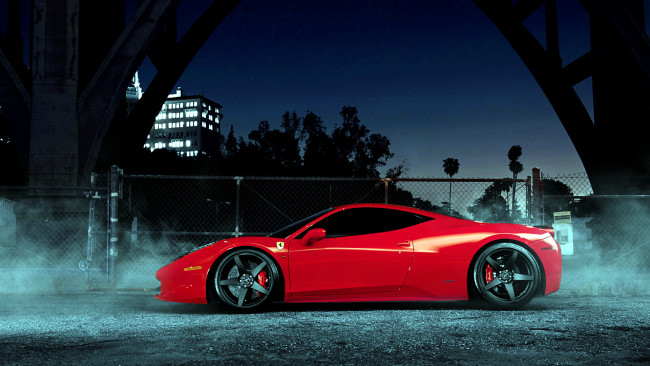 Обои картинки фото ferrari, 458, автомобили, изящество, стиль, автомобиль, мощь, скорость