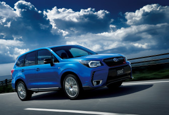 Картинка автомобили subaru синий 2014г ts forester