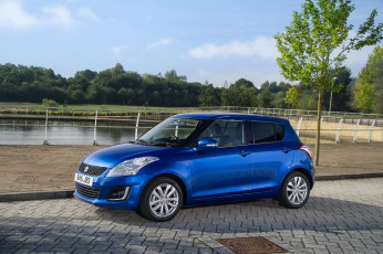 Картинка автомобили suzuki синий 2013г uk-spec 5-door swift