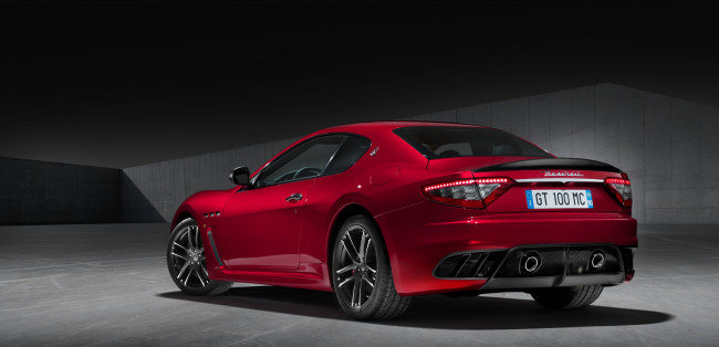 Обои картинки фото автомобили, maserati, красный, 2014г, centennial, edition, stradale, mc, granturismo