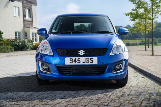 Обои картинки фото автомобили, suzuki, синий, 2013г, uk-spec, 5-door, swift