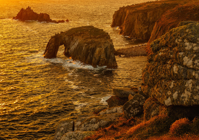 Обои картинки фото природа, побережье, берег, арка, скалы, море