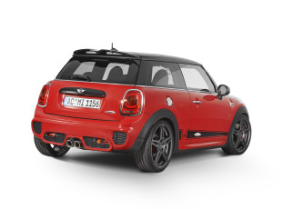 Картинка автомобили mini f56 ac schnitzer works cooper красный 2015г john