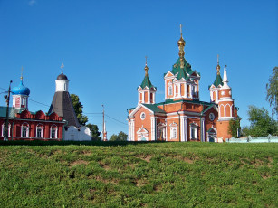 обоя коломна, города, - православные церкви,  монастыри, храмы, церкви, россия