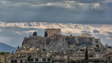 Картинка athens города афины+ греция храм хом