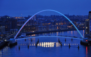 Картинка newcastle+gateshead+millennium+bridge england города -+мосты newcastle gateshead millennium bridge