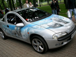 Картинка opel tigra автомобили
