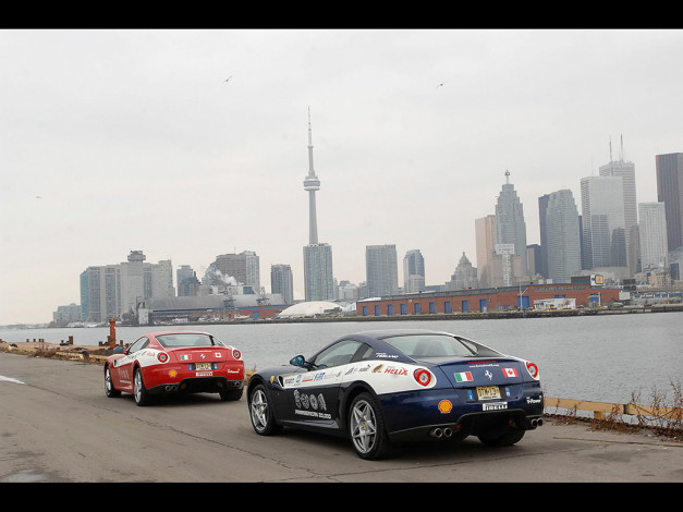 Обои картинки фото 2006, ferrari, 599, автомобили