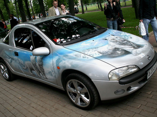 Обои картинки фото opel, tigra, автомобили