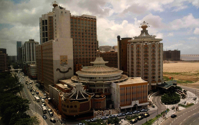 Обои картинки фото города, casino lisboa, macau, china, казино лисбоа, китай, макао