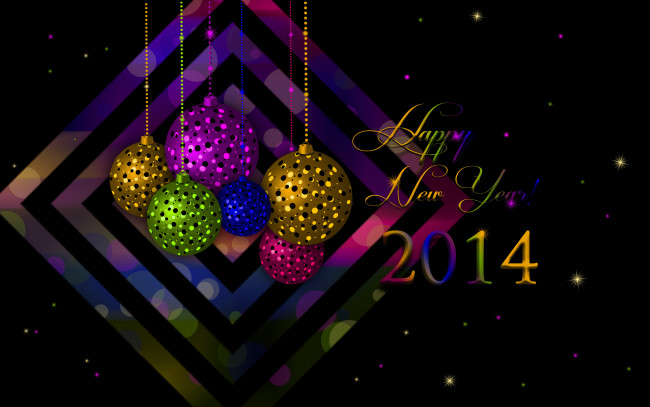 Обои картинки фото праздничные, векторная графика , новый год, 2014, новый, год