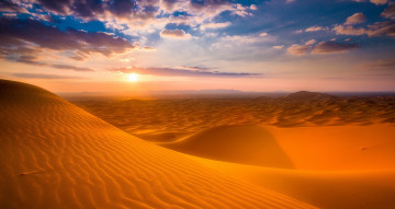 обоя sahara, природа, пустыни, песок, солнце, дюны