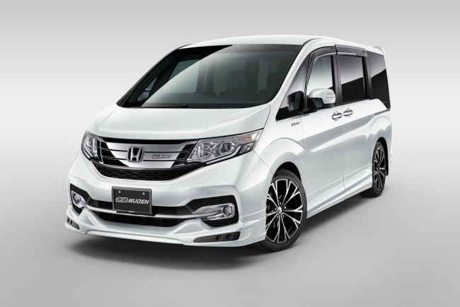 Обои картинки фото автомобили, honda, 2016г, stepwgn, mugen