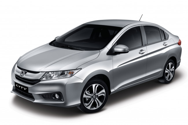 Обои картинки фото автомобили, honda, city, 2014г, br-spec