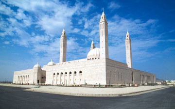 обоя sultan qaboos grand mosque, muscat, oman, города, - буддийские и другие храмы, sultan, qaboos, grand, mosque