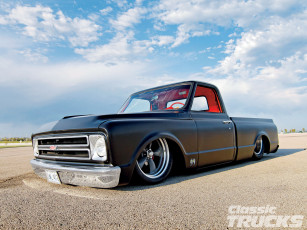 Картинка 1967 chevy c10 автомобили custom pick up