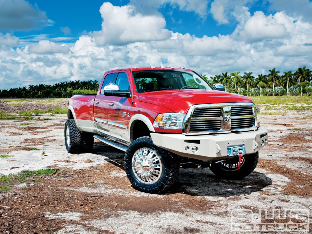 Обои картинки фото 2010, dodge, ram, 3500, автомобили, custom, pick, up