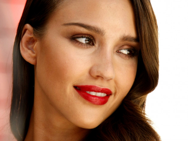 Обои картинки фото Jessica Alba, девушки, , , актриса, губы