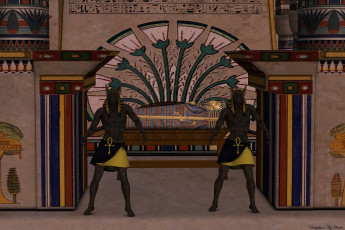 Картинка 3д графика historical история саркофаг древний египет