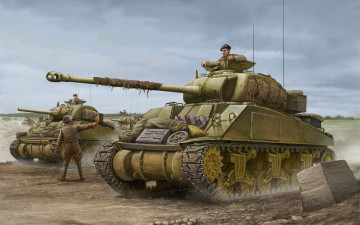 Картинка рисованные армия танк файрфлай шерман firefly sherman