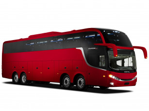 Картинка автомобили автобусы красный
