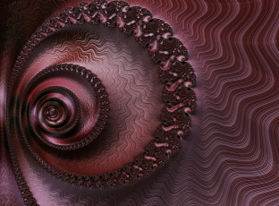 Картинка 3д+графика фракталы+ fractal абстракция фрактал спираль