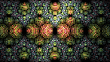 Картинка 3д+графика фракталы+ fractal абстракция фрактал бесконечность круги орнамент узоры