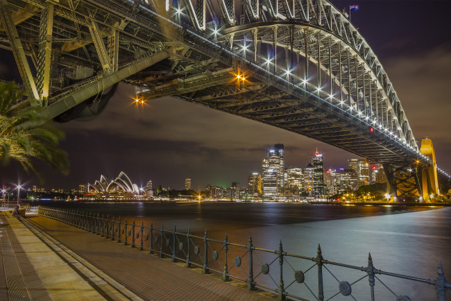 Обои картинки фото sydney, города, сидней , австралия, мост, гавань