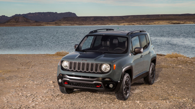 Обои картинки фото jeep renegade trailhawk 2015, автомобили, jeep, renegade, trailhawk, 2015