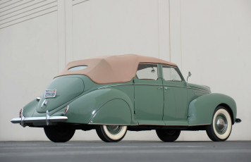 Картинка lincoln+zephyr+convertible+sedan+1938 автомобили классика 1938 sedan convertible lincoln zephyr