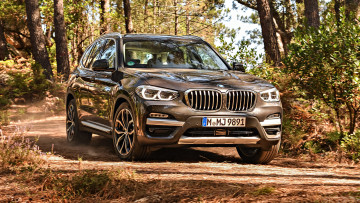 Картинка bmw+x3+xdrive30d+2018 автомобили bmw x3 xdrive30d 2018 чёрный