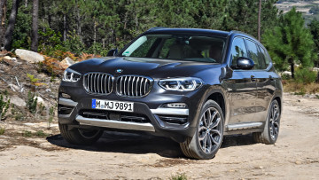 Картинка bmw+x3+xdrive30d+2018 автомобили bmw x3 xdrive30d 2018 чёрный