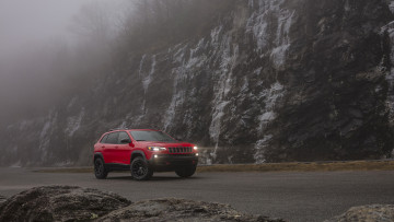 Картинка jeep+cherokee+trailhawk+2019 автомобили jeep 2019 trailhawk cherokee red