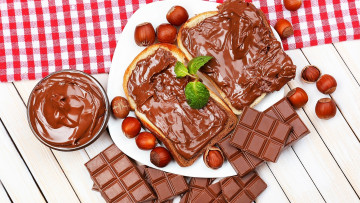 Картинка еда конфеты +шоколад +сладости шоколадный крем шоколад орехи