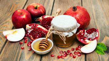 Картинка еда мёд +варенье +повидло +джем яблоко мед гранат