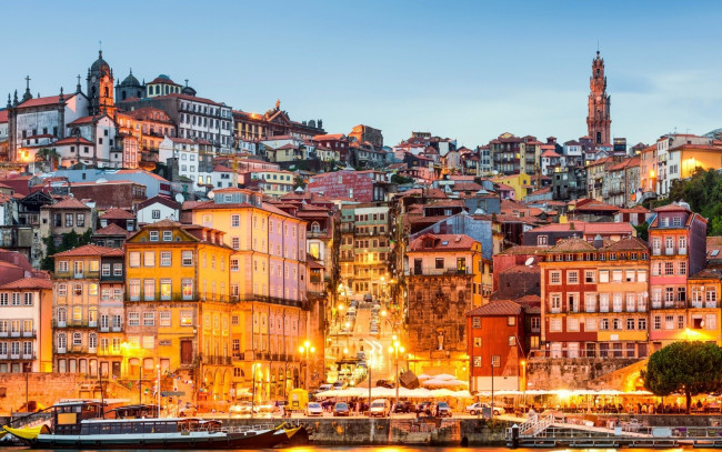 Обои картинки фото города, порту , португалия, панорама