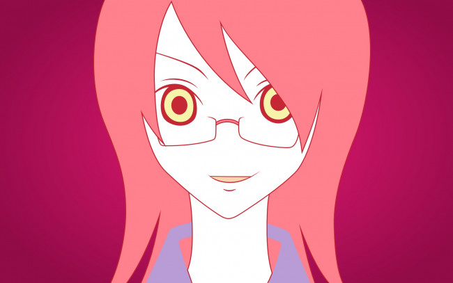 Обои картинки фото аниме, sayonara zetsubo sensei, девочка, лицо, очки