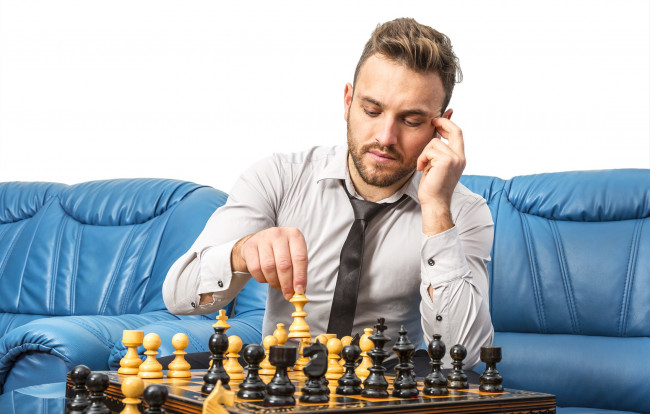 Обои картинки фото мужчины, - unsort, шахматы