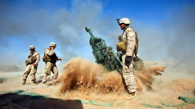 Обои картинки фото оружие, армия, спецназ, солдаты, орудие