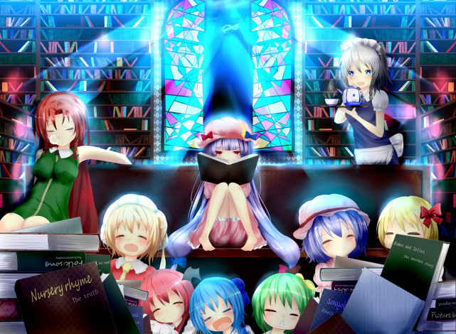 Обои картинки фото touhou, аниме