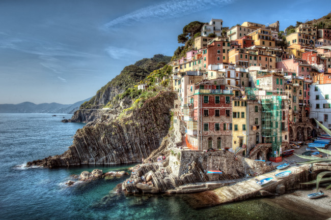 Обои картинки фото города, амальфийское, лигурийское, побережье, италия, здания