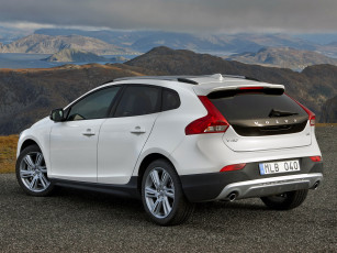 обоя автомобили, volvo, country, v40, cross, светлый, 2012, d4